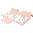 TJK Bluetooth キーボード 小型 ワイヤレスキーボード IOS/Android/Windowsに適応 US英語配列 タブレット用キーボード ブルートゥース接続 タッチパッド付きキーボード 無線 78キー 在宅勤務 携帯便利(2)