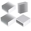 アルミヒートシンク 40 x 40 x 20mm /1.57 x 1.57 x 0.79インチ ペルチェヒートシンク。(2)