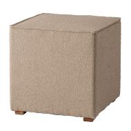 【メーカー直送】東谷 キューブスツール グレーベージュ CL-801GYB 高さ41cm 幅40cm