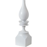 【メーカー直送】東谷 フラワーベース 白 SLY-22WH 高さ30cm ドライフラワー 観葉植物 花瓶 オブジェ 天然木 木製 ひょうたん 白