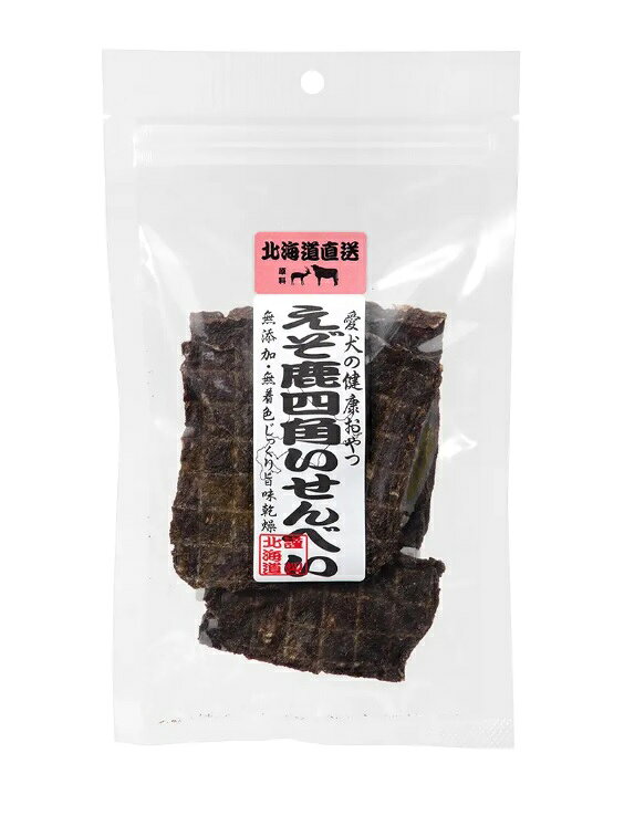 樂天商城 - 【ZOO】T・Iコーポレーション えぞ鹿四角いせんべい 50g