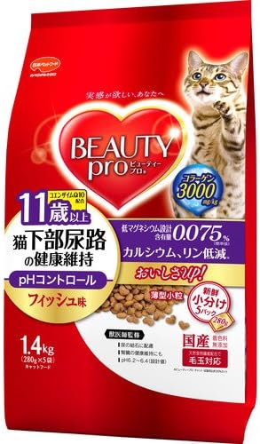 ビューティープロ キャット 猫下部尿路の健康維持 11歳以上 1.4kg