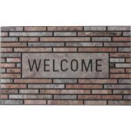 【メーカー直送】東谷 ドアマット LFS-753E 玄関マット 水洗い可 モダン 北欧 おしゃれ レトロ ヴィンテージ アンティーク ずれにくい ゴム 滑りにくい 薄い