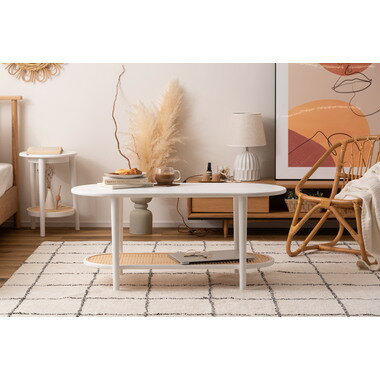 【メーカー直送】東谷 リビングテーブル PT-472WH [3]