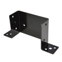 【セット販売:4個】八幡ねじ 2×4金具 黒 ベース金具3