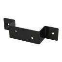 【セット販売:4個】】八幡ねじ 2×4金具 黒 ハット型金具