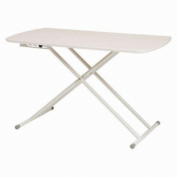 【メーカー直送】萩原 リフティングテーブル KT-3182WS（ホワイトウォッシュ）