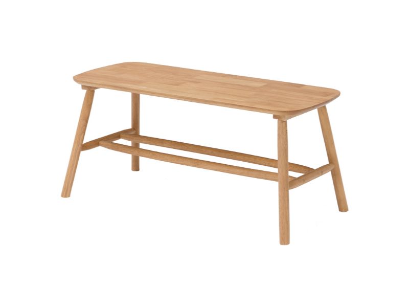 【メーカー直送】萩原 ダイニングベンチ(ナチュラル)BB-8625LNT