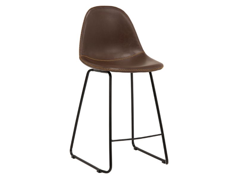 【メーカー直送】萩原 バーチェア LC-4535DBR