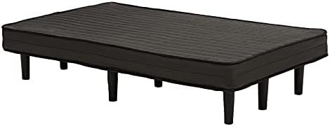 【メーカー直送】萩原 ボンネルコイルマットレスベッド KMB-3105SD-BK