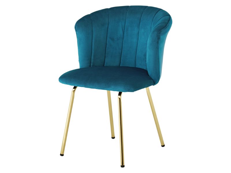 【メーカー直送】萩原 チェア(ダークブルー) LC-4765DBL