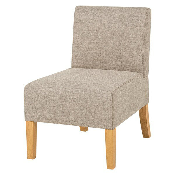 【メーカー直送】萩原 ダイニングチェア1P(ベージュ) FL-8614NA-BE