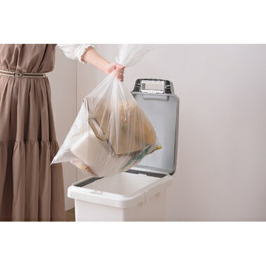 【メーカー直送】東谷 抗菌ペール 防臭 33JS グレー RSD-74GY [2]