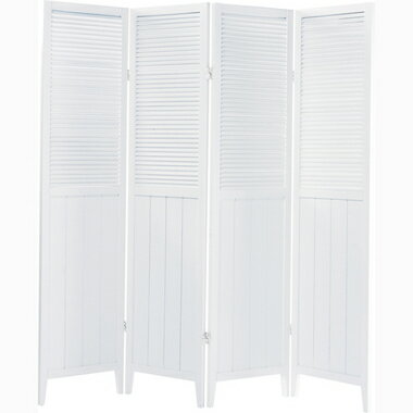 【メーカー直送】東谷 スクリーン4連 ホワイト OP-510WH