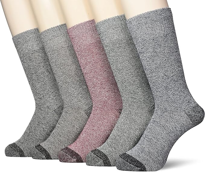 [コーコス信岡] 綿混カラー軍足 先丸 5P RG1010 カラーMIX F