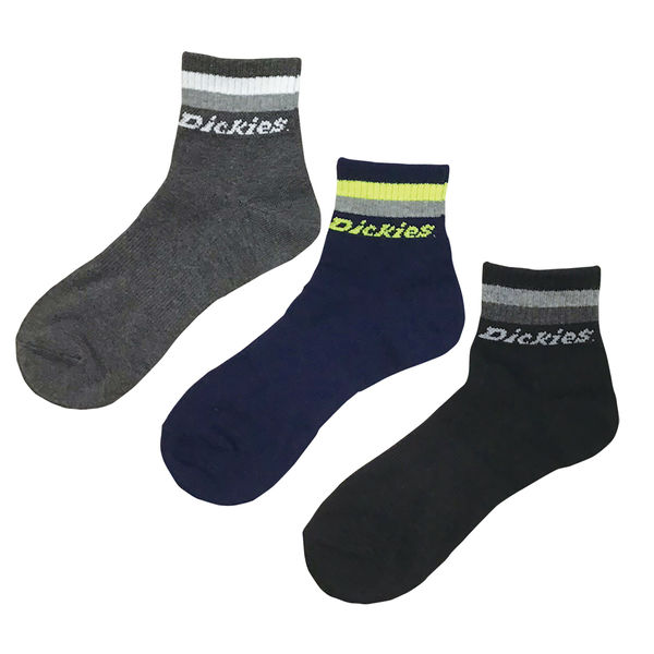 [Dickies ディッキーズ]ロークルーソックス3P D－3144 カラーミックス