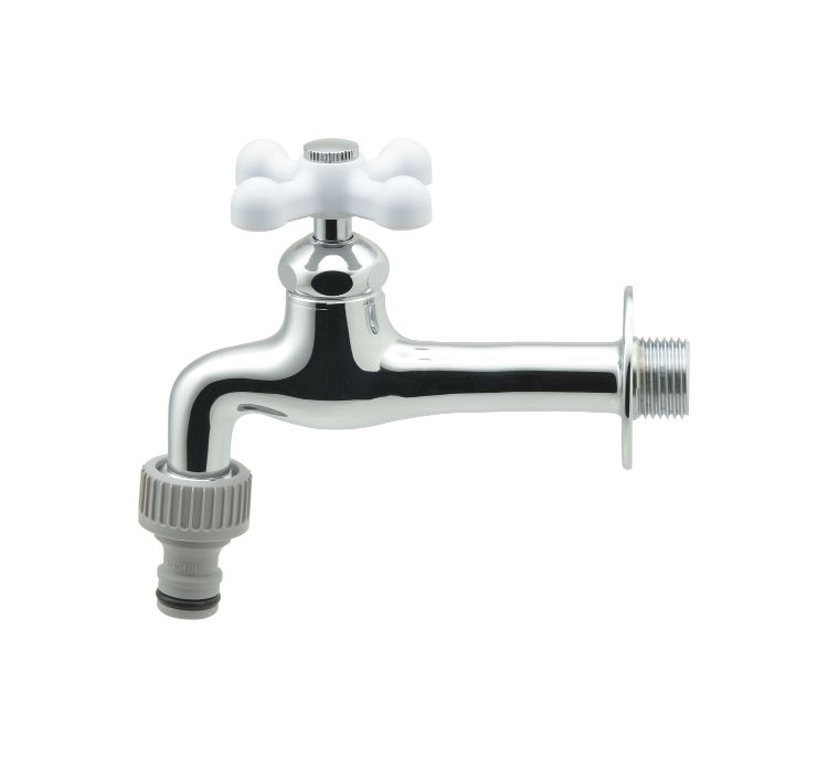 【カクダイ/GAONA/ガオナ】ガーデン用胴長横水栓 GA-RA014