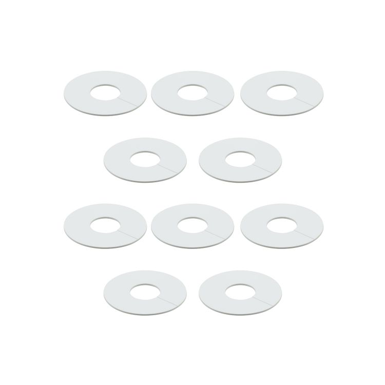 【カクダイ/GAONA/ガオナ】ビニールプレート(ホワイト)(10枚) GA-KB010