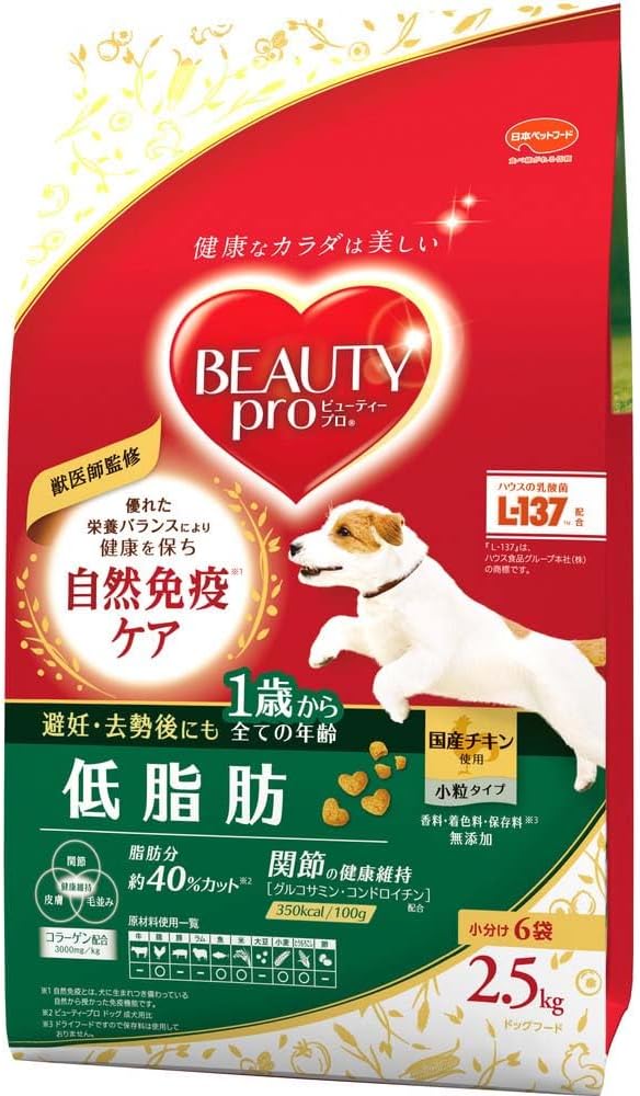 ビューティープロドッグ低脂肪1歳か...