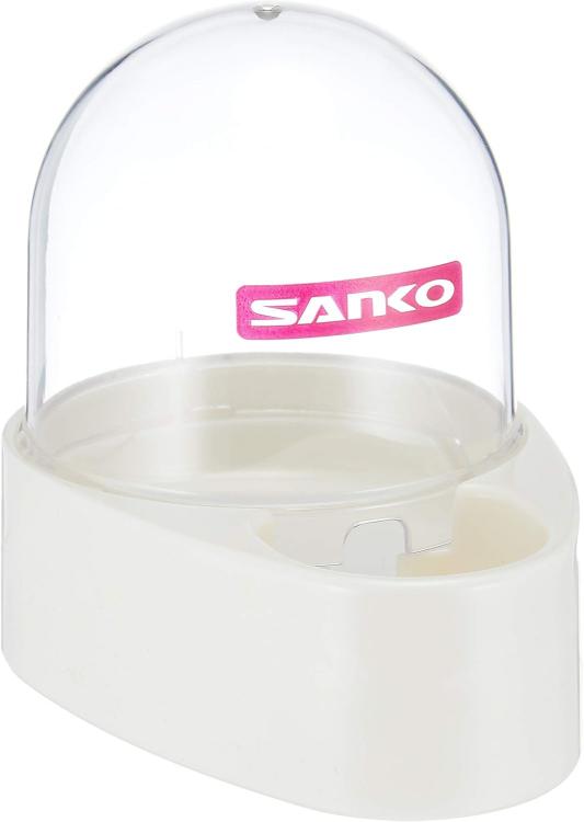 SANKO(三晃商会) ドームサーバー 置き型水入れ ハムスター ハリネズミ 透明 簡単分割 丸洗い