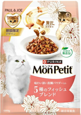 モンプチバッグ 味わい深い真鯛パウダー入り 5種のフィッシュブレンド600g