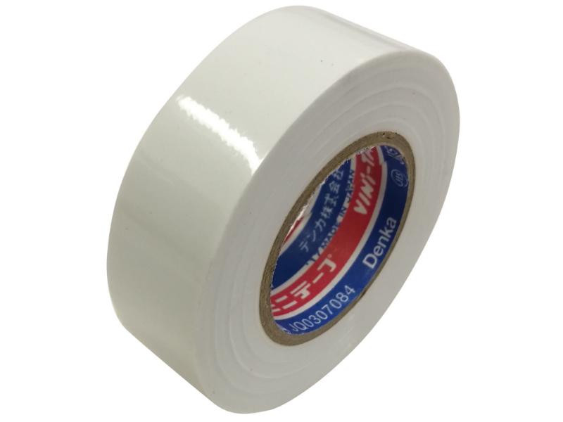 電気化学工業 絶縁ビニテープ 19mm×10m 白 VT1910W