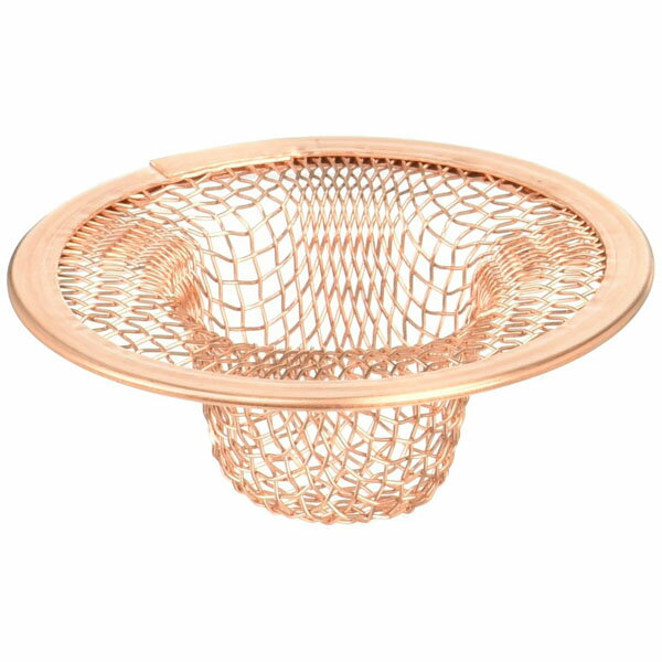 【カクダイ(KAKUDAI)】ゴミこし(銅製) (小) 4507C