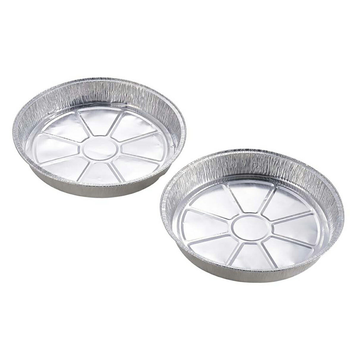 キャプテンスタッグ アルミバーベキュー深型プレート 28.5cm 2枚組 M-6656