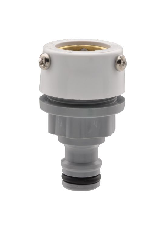 【カクダイ/GAONA/ガオナ】万能口金 ワンタッチ接続用 (蛇口ニップル ビス止め 呼13の蛇口用) GA-QA003