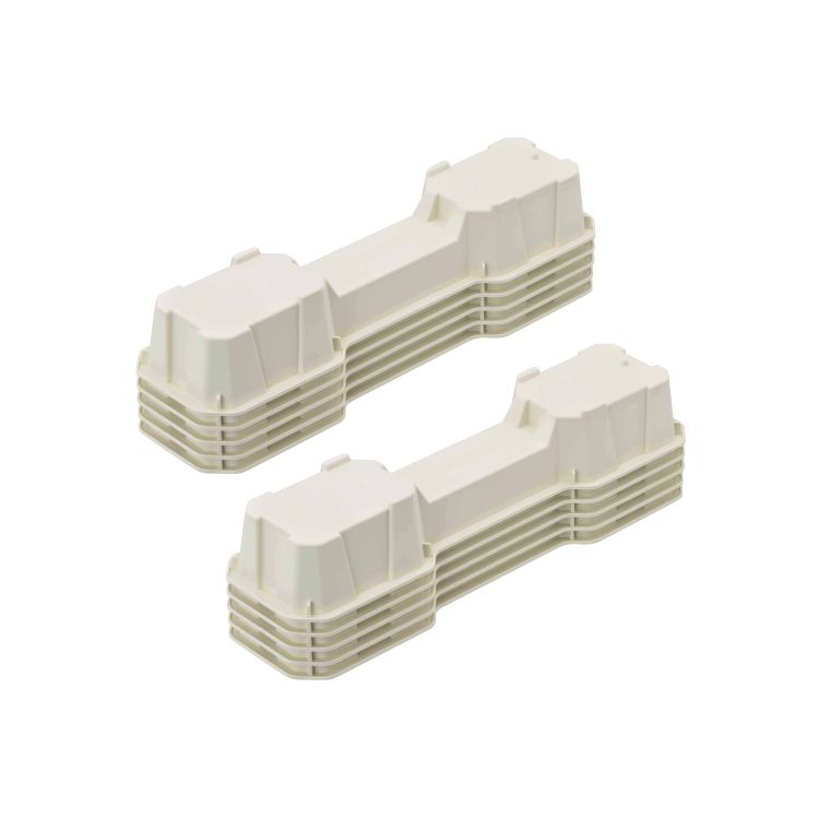 ガオナ 室外機用置台 エアコン用 10個 (コンパクト 軽量) GA-KW018