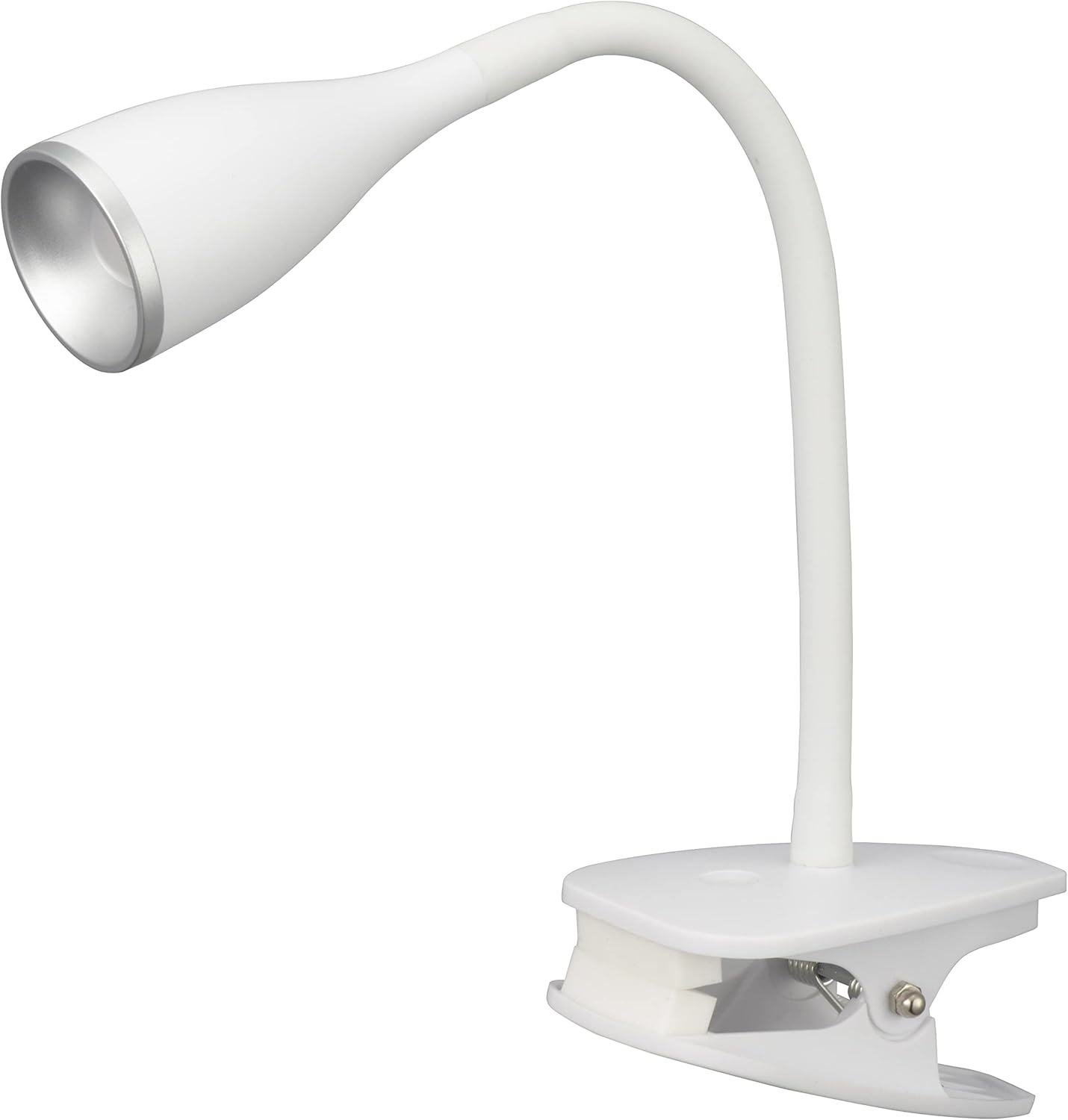 [オーム電機/OHM]LEDクリップライト 電球色 ホワイトLTC-LC12L2-WL