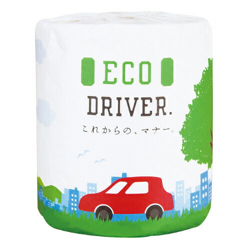 【ケース販売：50個入】林製紙　トイレットペーパー　　ECO　DRIVER　114mmx30mダブル