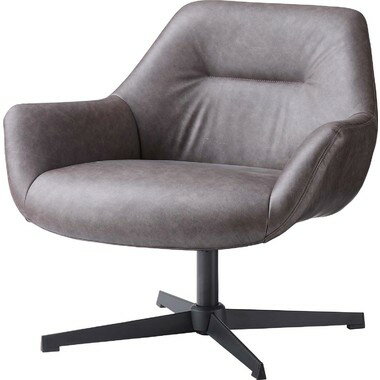【メーカー直送】東谷 ラウンジチェア ブラウン PC-185DBR