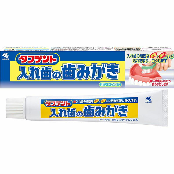 小林製薬　タフデント入れ歯の専用歯みがき ミントの香り 95g