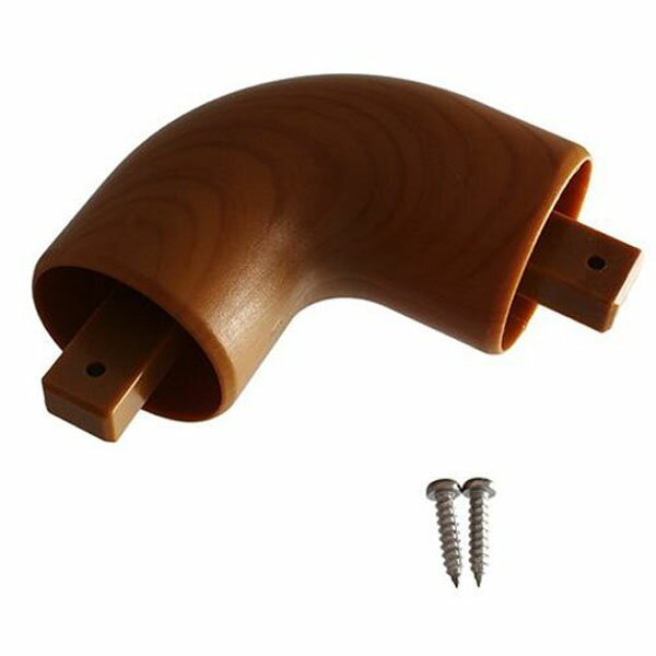 日中製作所 90度コーナージョイント E202-21 木目調ミディアム