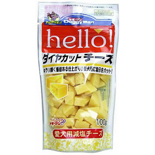 ドギーマンハヤシ hello！ダイヤカットチーズ 100g