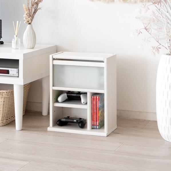 【メーカー直送】宮武製作所 ゲーム機ラックGRK-005WH