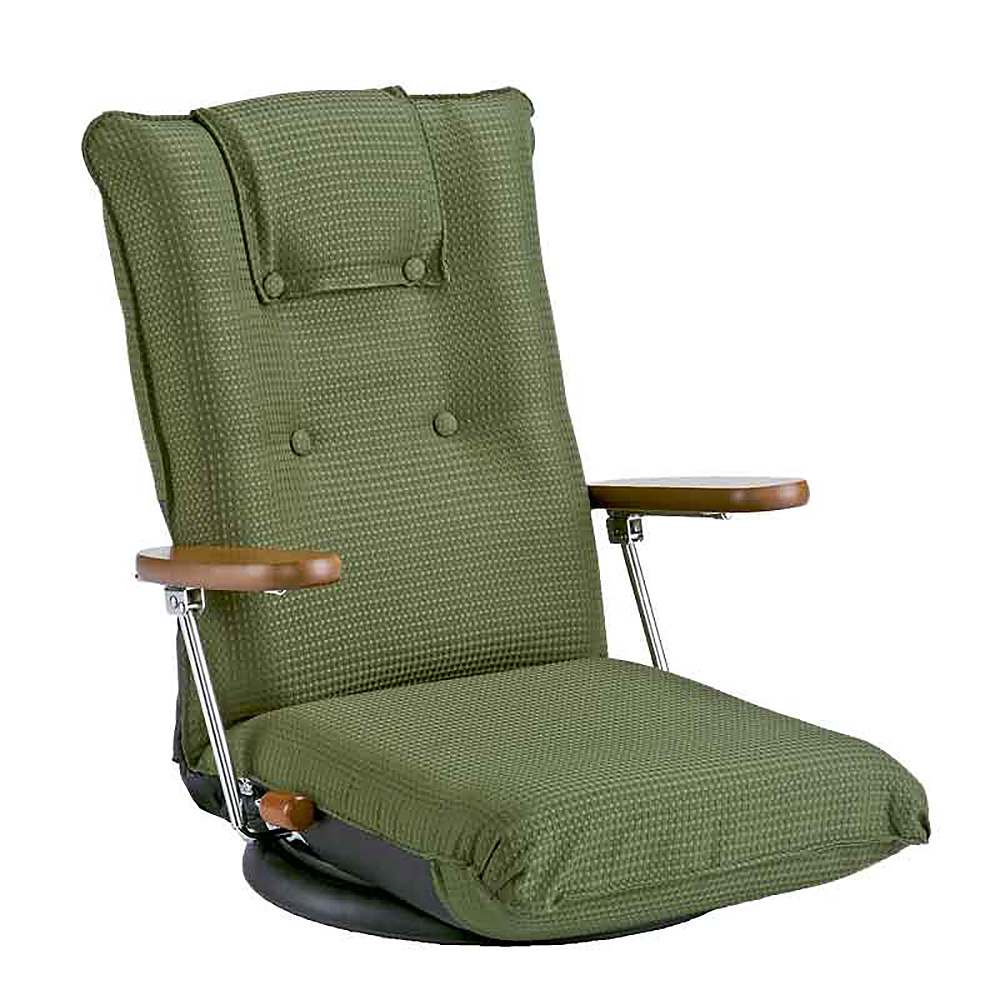 【メーカー直送】宮武製作所 ポンプ肘式回転座椅子 UGUISU(ウグイス)YS-1375DGR