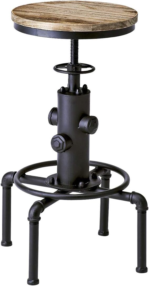 【メーカー直送】宮武製作所 バーチェア INDUSTRIAL(インダストリアル)KNC-A812BK