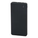 グリーンハウス モバイルバッテリー 10000mAh GH-BTPX100-BK ブラック PD対応 高速充電 軽量 大容量 薄型 小型 コンパクト 3台同時充...
