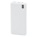グリーンハウス モバイルバッテリー 10000mAh GH-BTPX100-WH ホワイト PD対応 高速充電 軽量 大容量 薄型 小型 コンパクト 3台同時充...