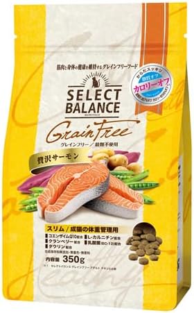 樂天商城 - 【ZOO】ベッツチョイス セレクトバランス グレインフリー キャット スリム 成猫の体重管理用 贅沢サーモン 350g キャットフード ドライ 穀物不使用