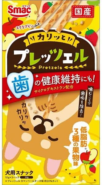 樂天商城 - 【ZOO】スマック プレッツェル低脂肪3種の果物味 30g