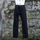 ネガティブデニム ( negative denim ) 5p slim tapered jeans / デニムテーパードジーンズ 32回染め - エンシニータス