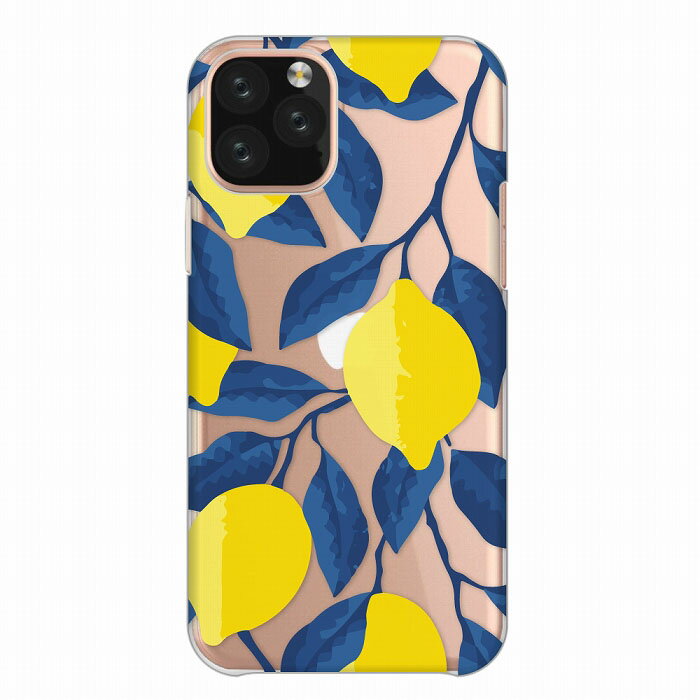 全機種対応 iPhone13 12 11 iPhoneSE(第2世代) pro Max対応 クリアケース スマホケース ハードケース Xperia AQUOS arrows Galaxy Google Pixel4 Android Apple アイフォン アンドロイド携帯対応 レモン ボタニカル 北欧柄 イラスト 可愛いのサムネイル