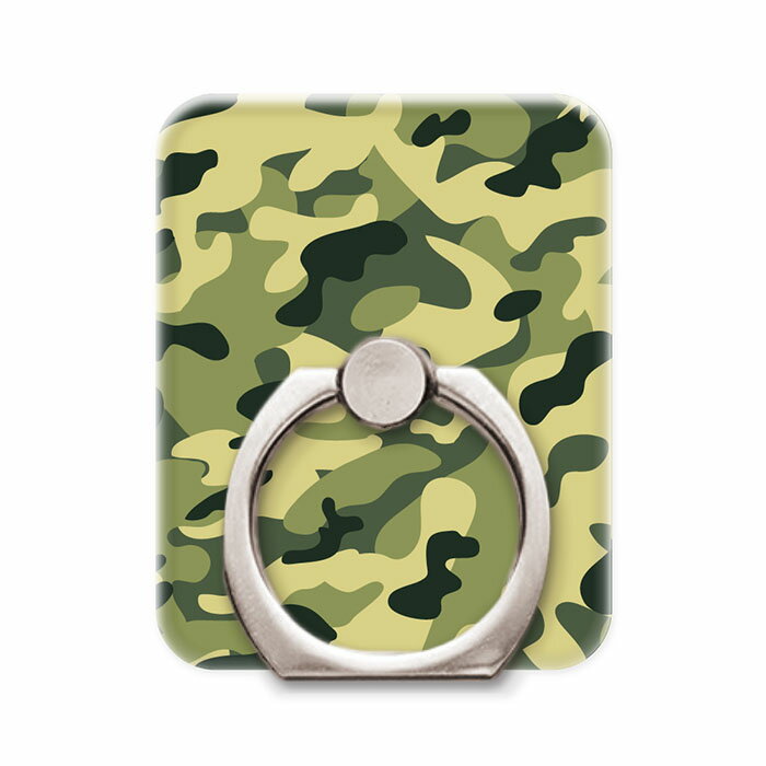スマホリング スマホスタンド スマホアクセサリー ホールドリング 迷彩柄 カモフラ模様 カーキ グリーン ミリタリー 軍隊 陸軍 iPhone13 iPhone12 11 SE(第ニ世代) X/XS Max Xperia AQUOS Galaxy Google Android Apple スマートフォン用リング