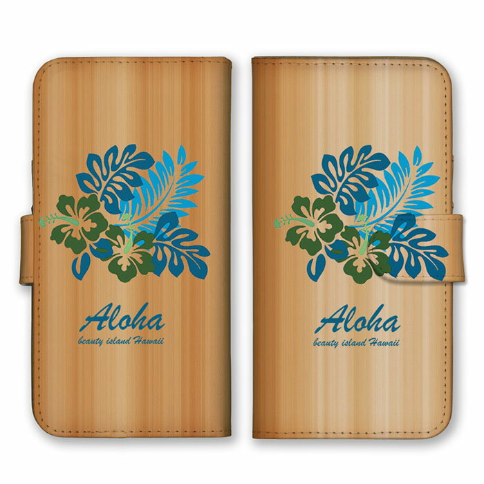 乐天商城 - 全機種対応 手帳型スマホケース iPhone14 13 Pro Max対応 木目 ウッド ハワイ hawaii アロハ ALOHA ハイビスカス アート アート柄 デザイン シンプル お洒落 可愛い ロゴ 文字 ペイント 夏 Xperia AQUOS arrows Galaxy Google HUAWEI Rakuten Hand OPPO