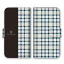 全機種対応 手帳型スマホケース タータンチェック グリーン ベージュ シンプル 大人 可愛い シック 黒色 バイカラー ツートン iPhone14 13 Pro Max対応 スマートフォンケース スマホケース Xperia AQUOS arrows Galaxy Google HUAWEI Rakuten Hand OPPO(2)