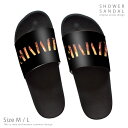 シャワーサンダル 夏 サマー 野外 海 川 アウトドア ブランド デザイナー サンダル スリッパ コンフォートサンダル SUMMER ロゴ オレンジ ブラック