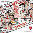 ステッカー キャラクター ベティー ブープ(TM) FAN CLUB ベティーちゃん グッズ シール 正規品 Betty Boop(TM) 送料無料 おしゃれ 可愛い 人気